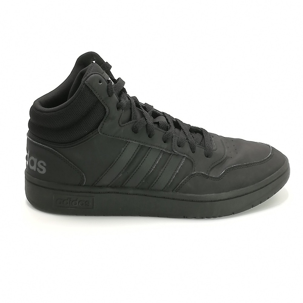 Adidas Shoes Mens Sneakers Hoops 3.0 Basketball Mid Top Black Lace Up 9